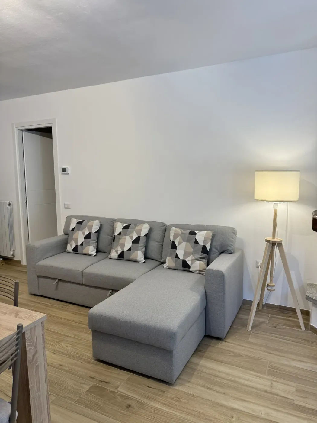 Divano letto del soggiorno